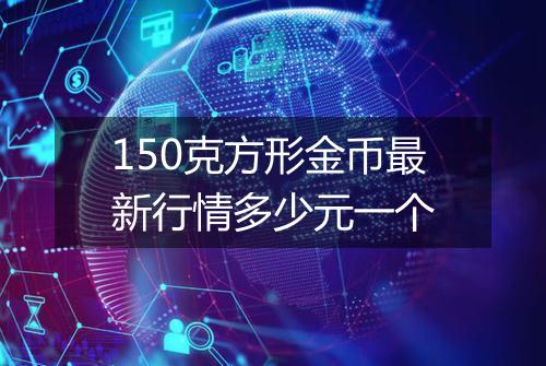 150克方形金币最新行情多少元一个